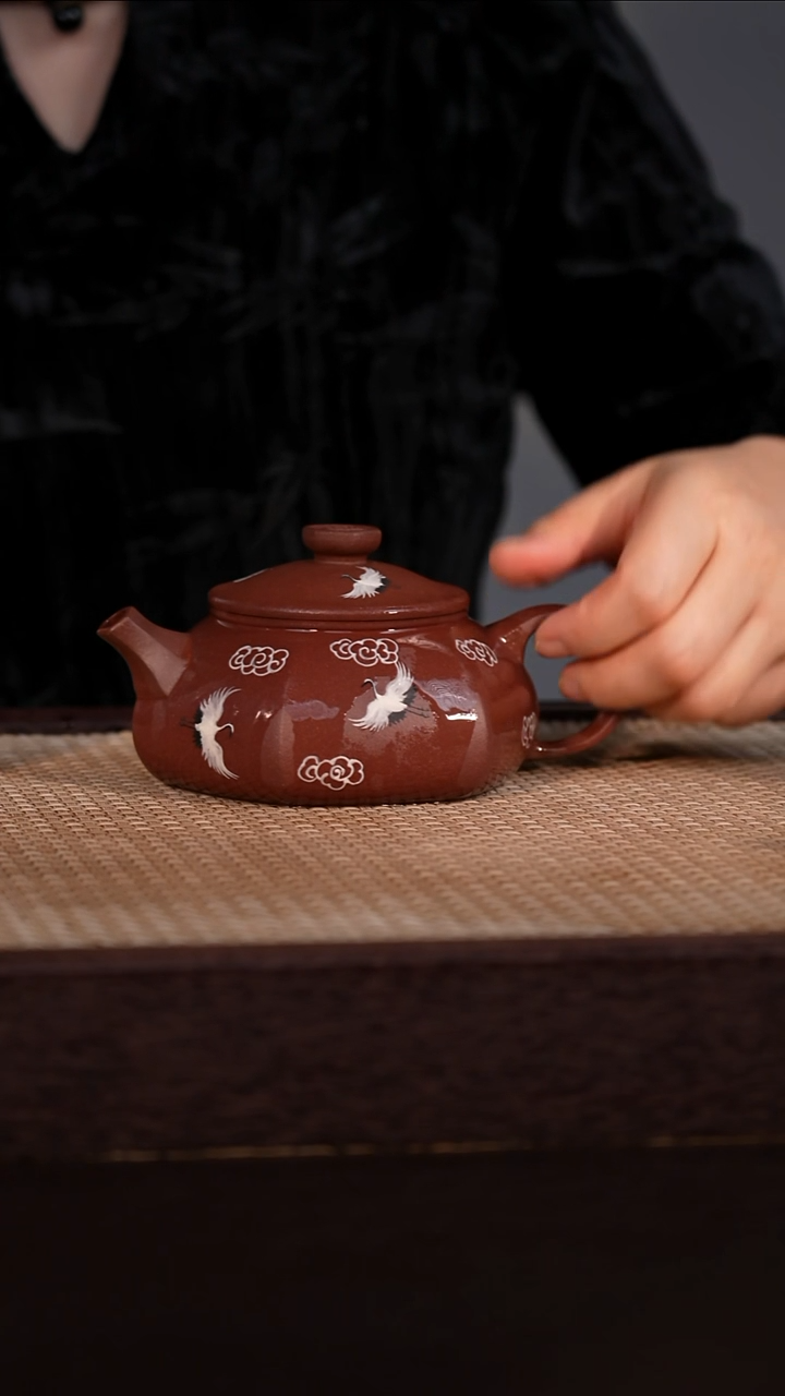 茶壶紫砂紫泥 300cc