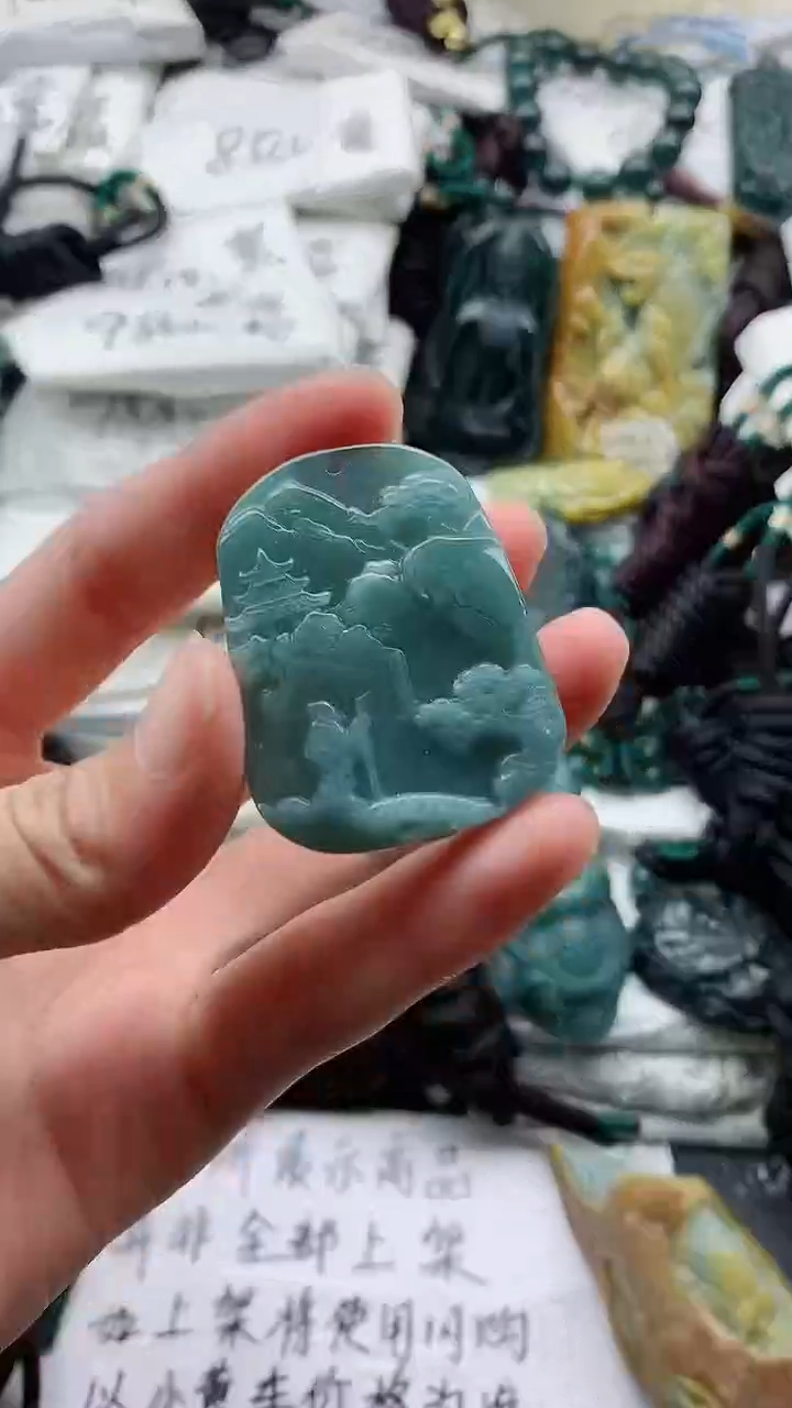 颈饰未镶嵌翡翠8