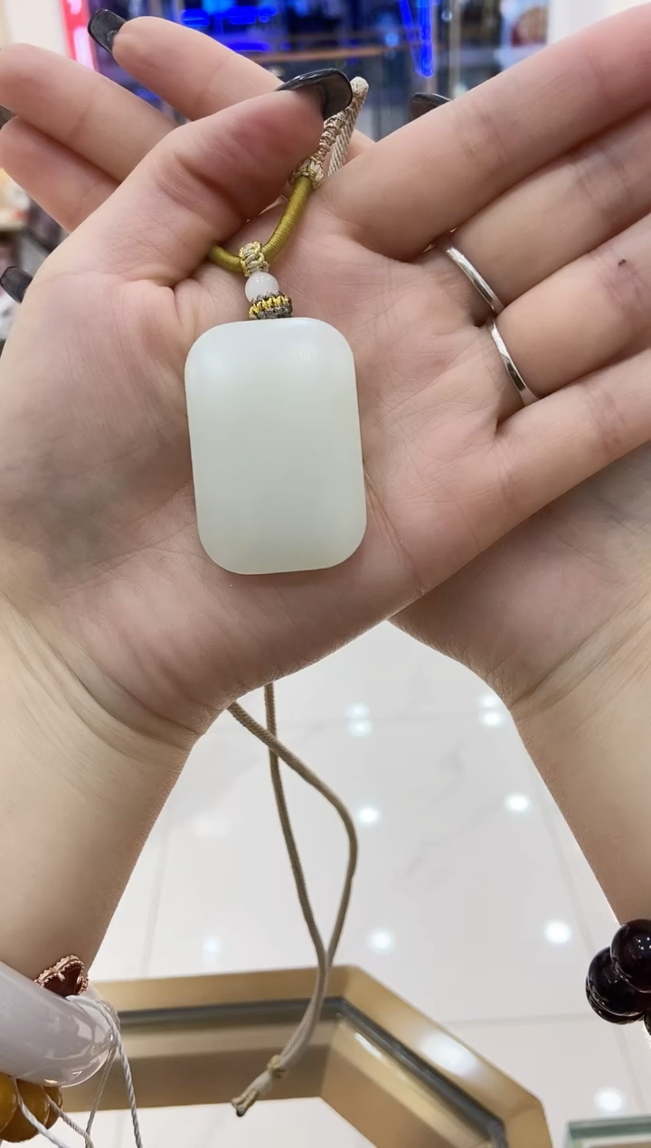 【闪购商品】和田玉颈饰未镶嵌2502140253 和田玉无事牌