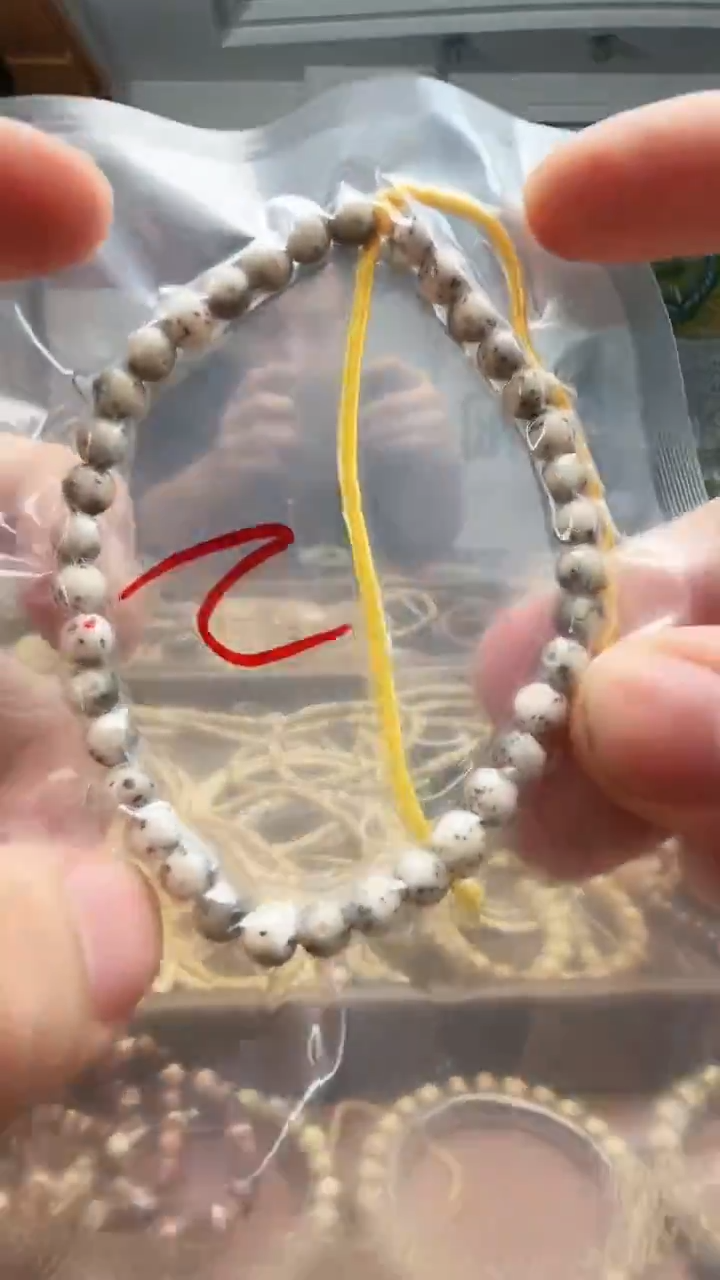 吊坠星月菩提骨瓷白6圆龙蛋手持