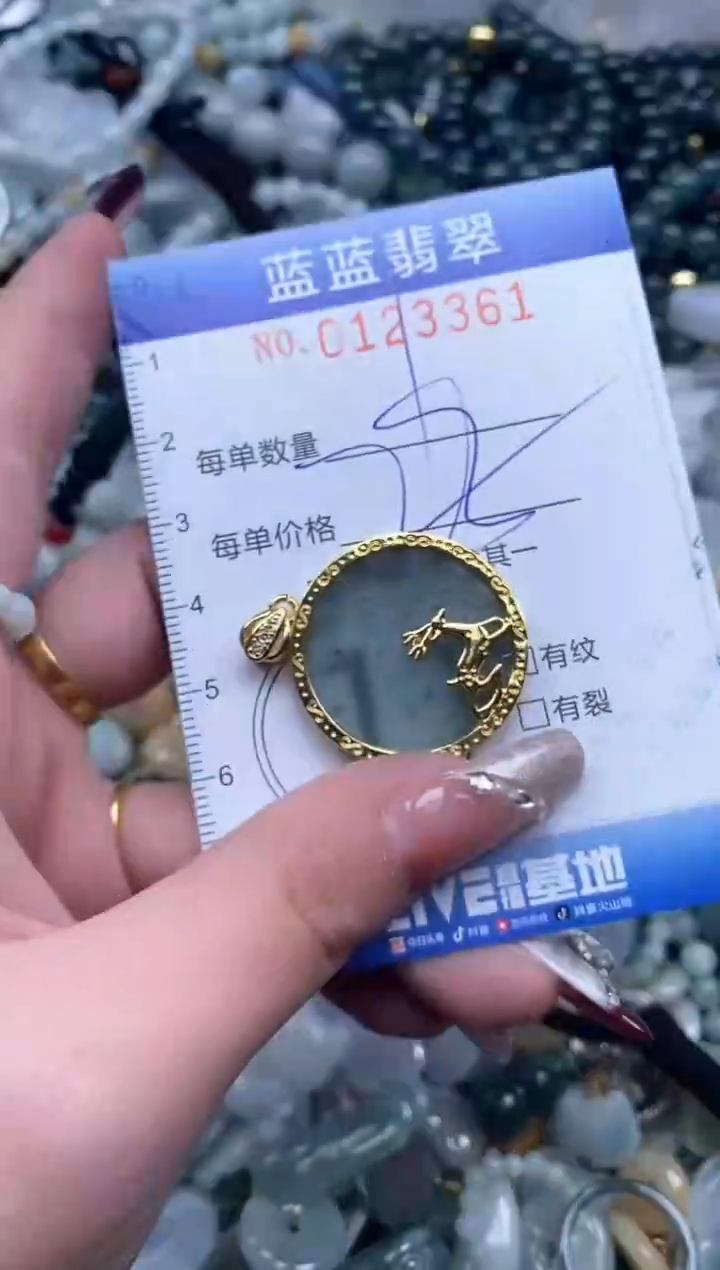 【闪购商品】翡翠颈饰未镶嵌闪购0123361多样性发其一