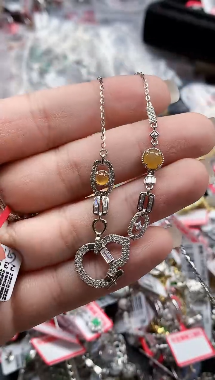 银S925镶嵌戒指翡翠天然A货缅甸翡翠