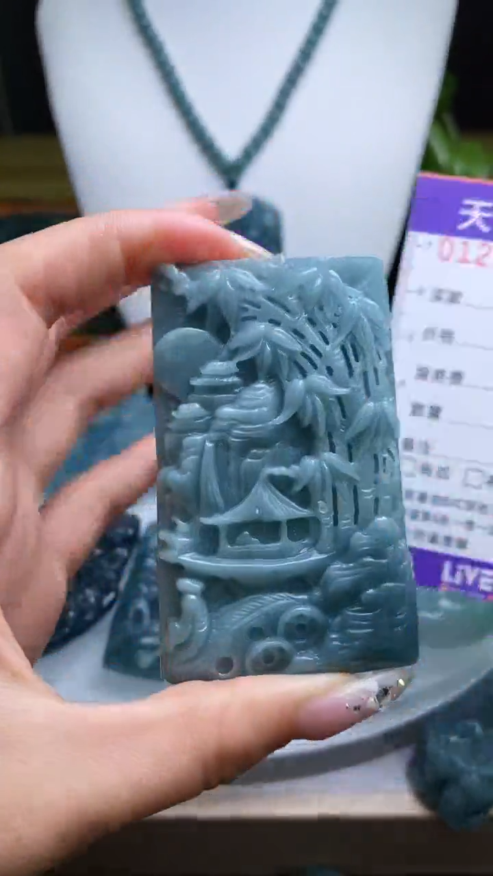 【闪购商品】翡翠未镶嵌颈饰         