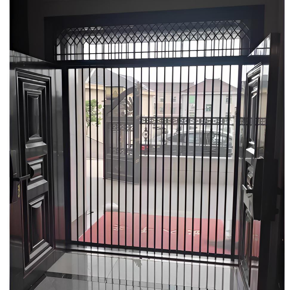 折叠金刚网铝合金推拉式防蚊虫防猫狗家用防盗伸缩纱门