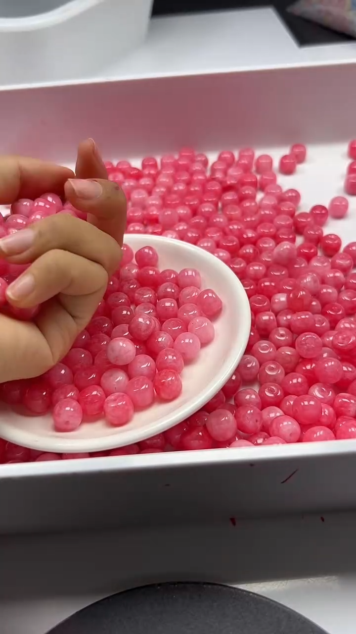 未镶嵌颈饰玛瑙/玉髓w560红纹石老型10mm*20颗