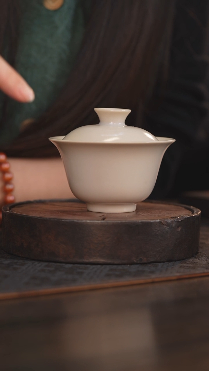 【闪购商品】杯12柴房陶瓷丨枢府盖碗