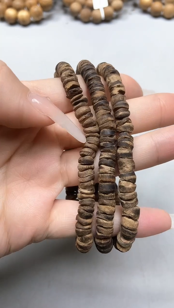 【闪购商品】沉香手串达拉干随型单圈多样性发其一