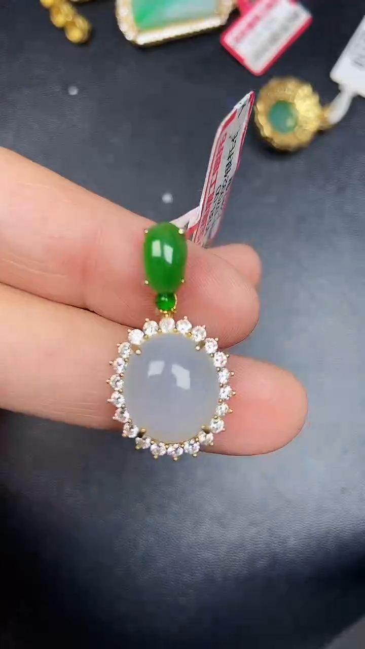 银S925镶嵌戒指翡翠1440