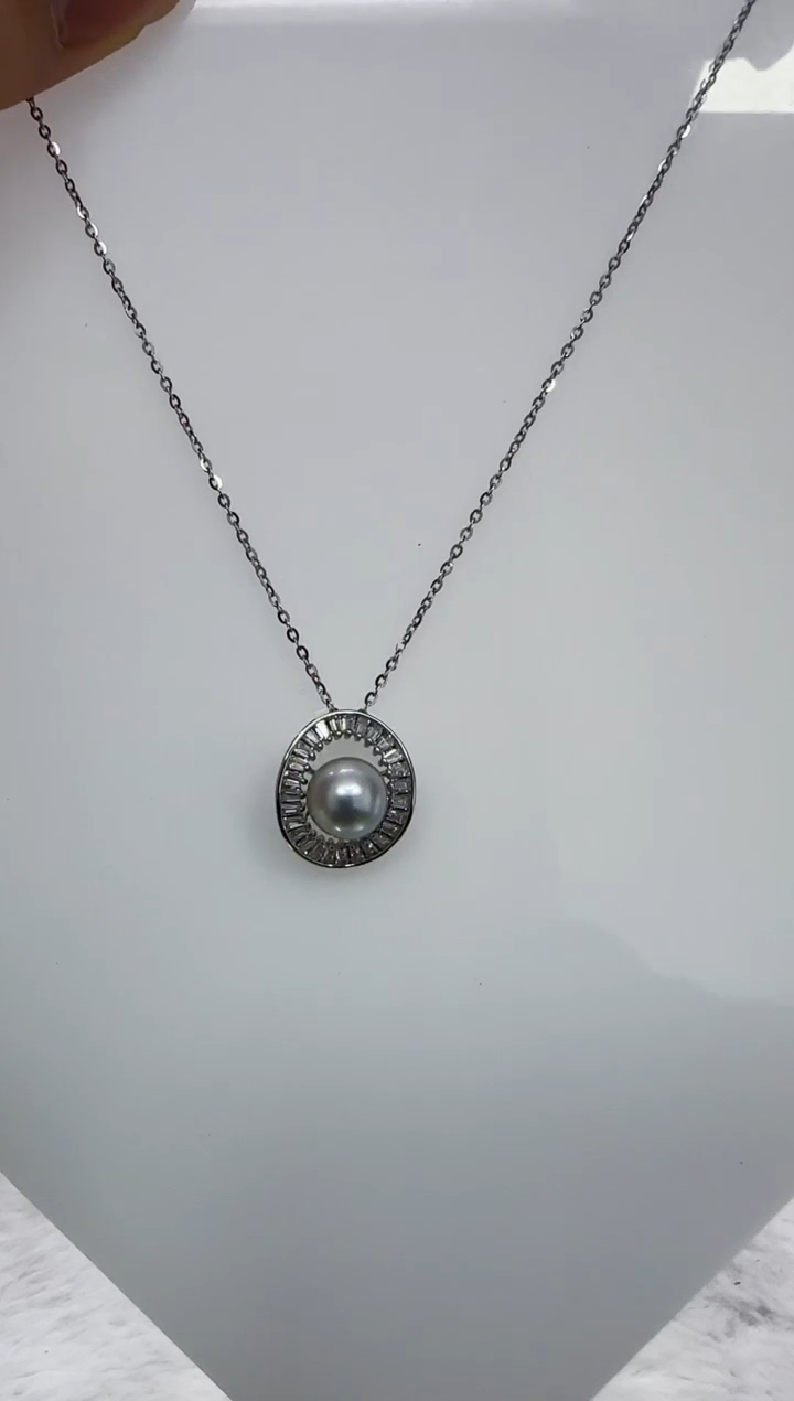 【闪购商品】海水珍珠DA银S925镶嵌c515 珍珠8