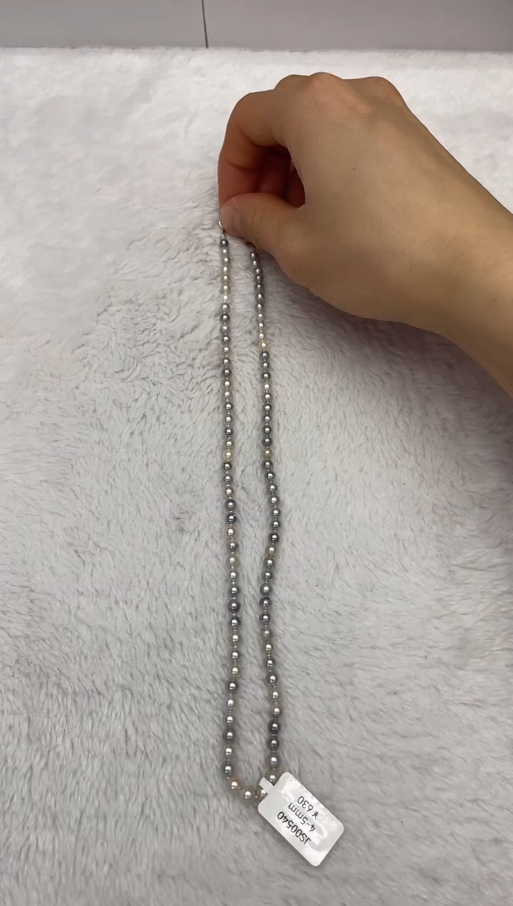 【闪购商品】海水珍珠颈饰未镶嵌AK真多麻4-5mm（多样性发一）