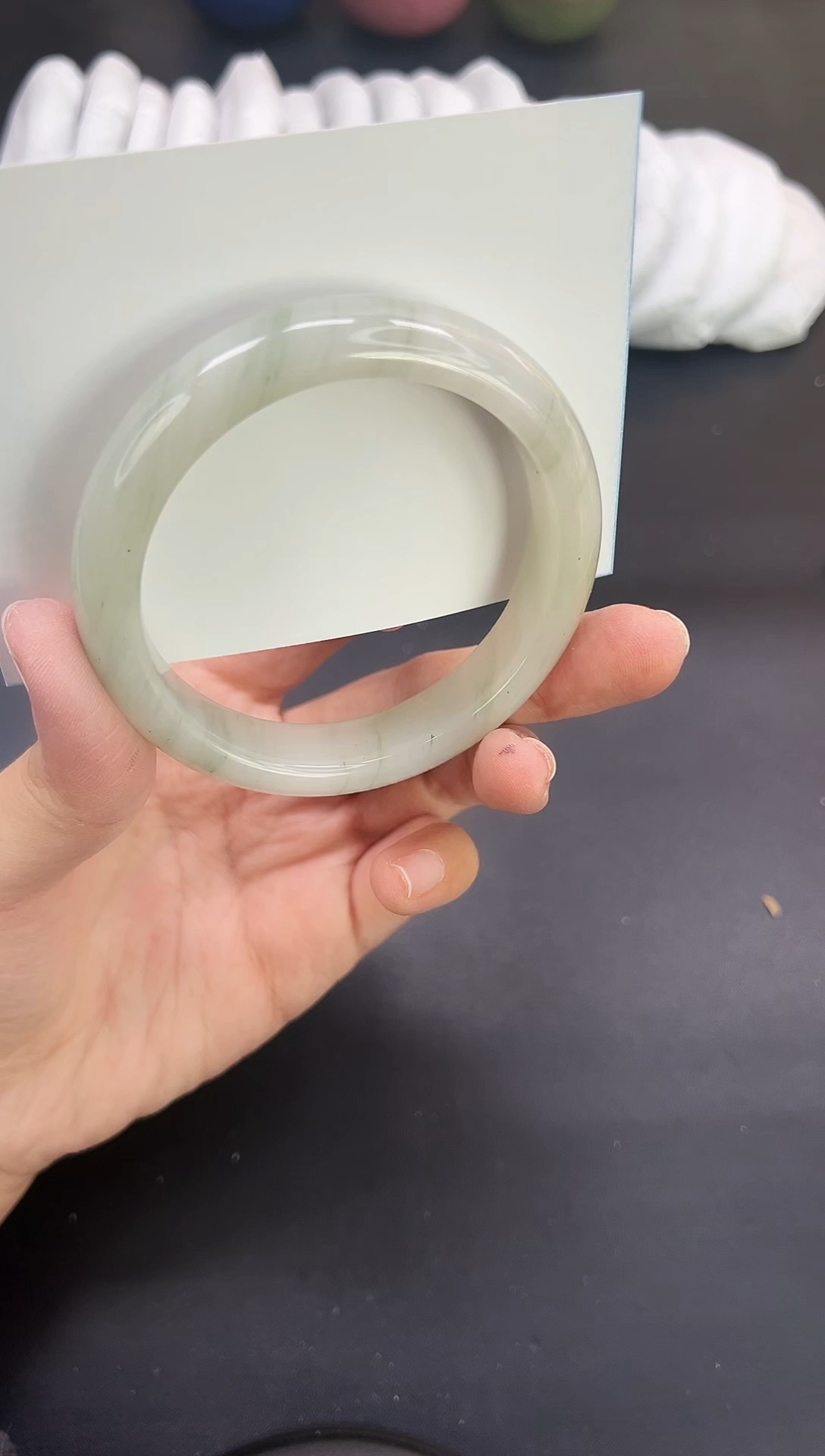 未镶嵌手镯石英质玉A220-58`59