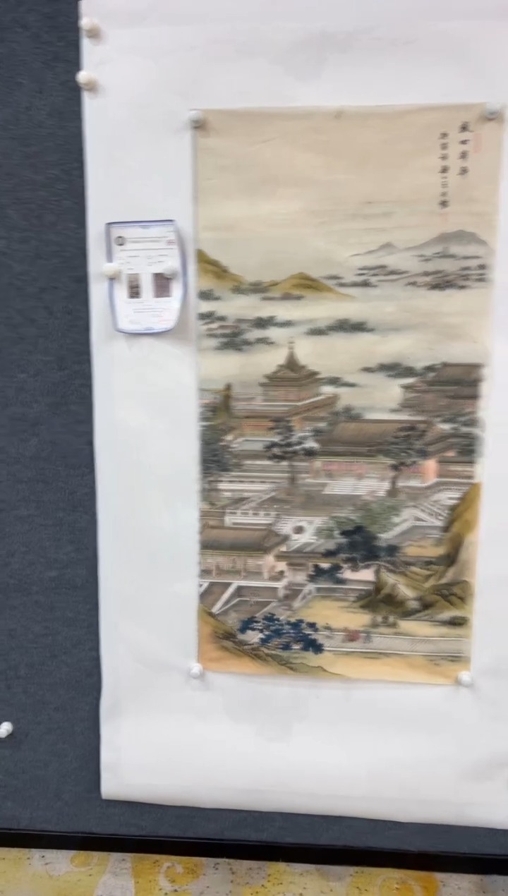 【闪购商品】国画2.9-王夫怀-4尺绢本-036