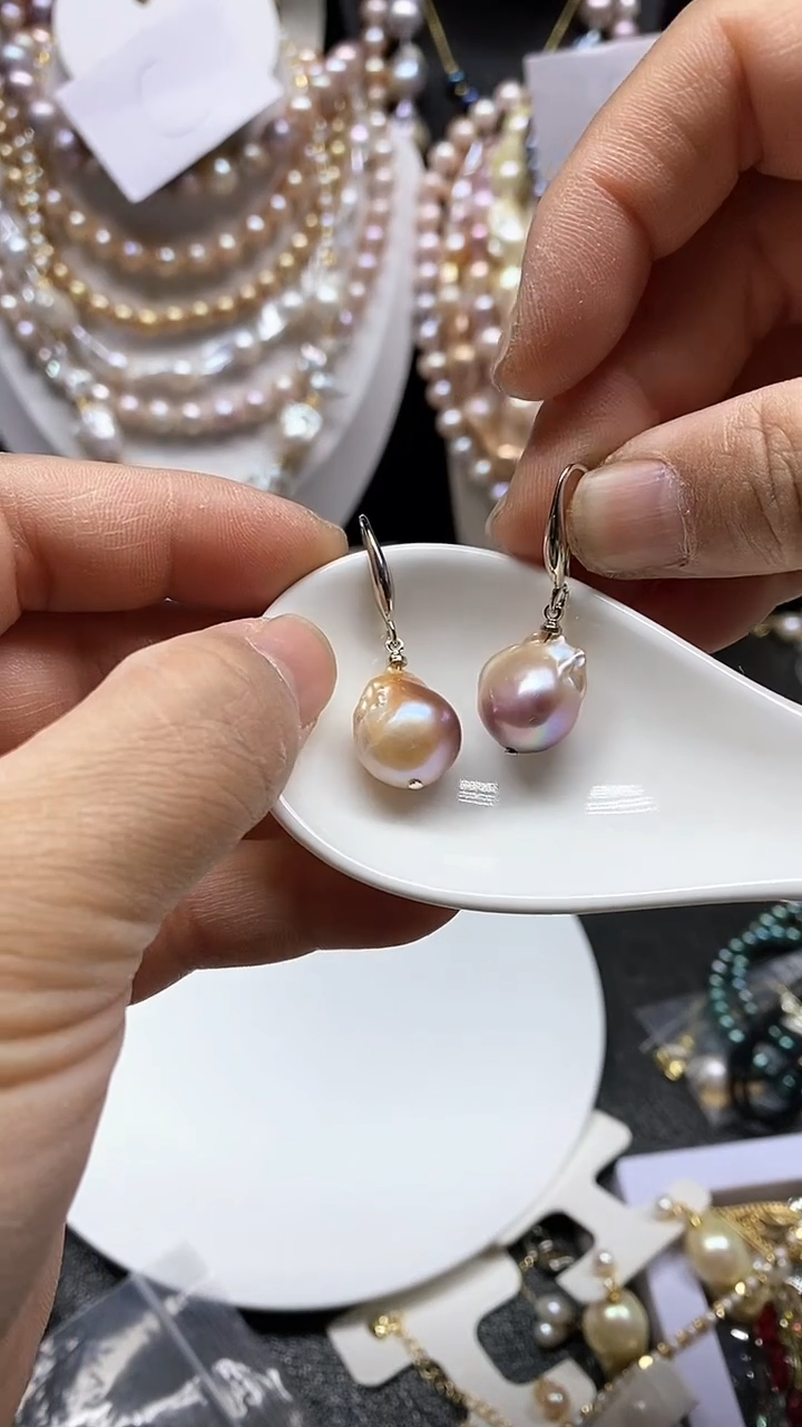 【闪购商品】淡水珍珠耳饰未镶嵌多人