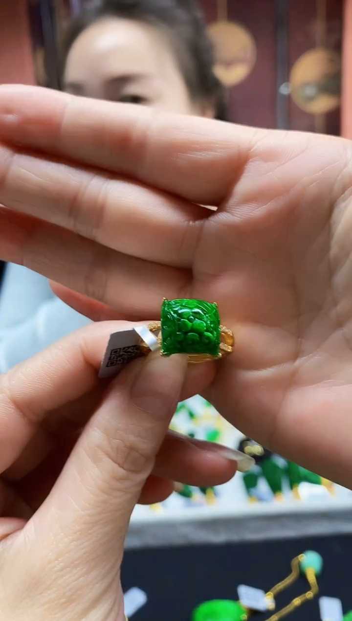 颈饰未镶嵌翡翠翡翠戒指45