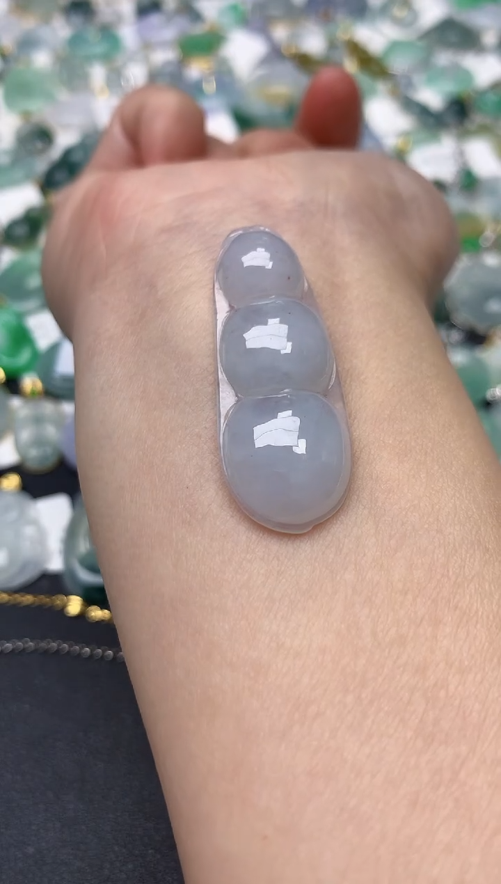 颈饰未镶嵌翡翠天然缅甸A货翡翠