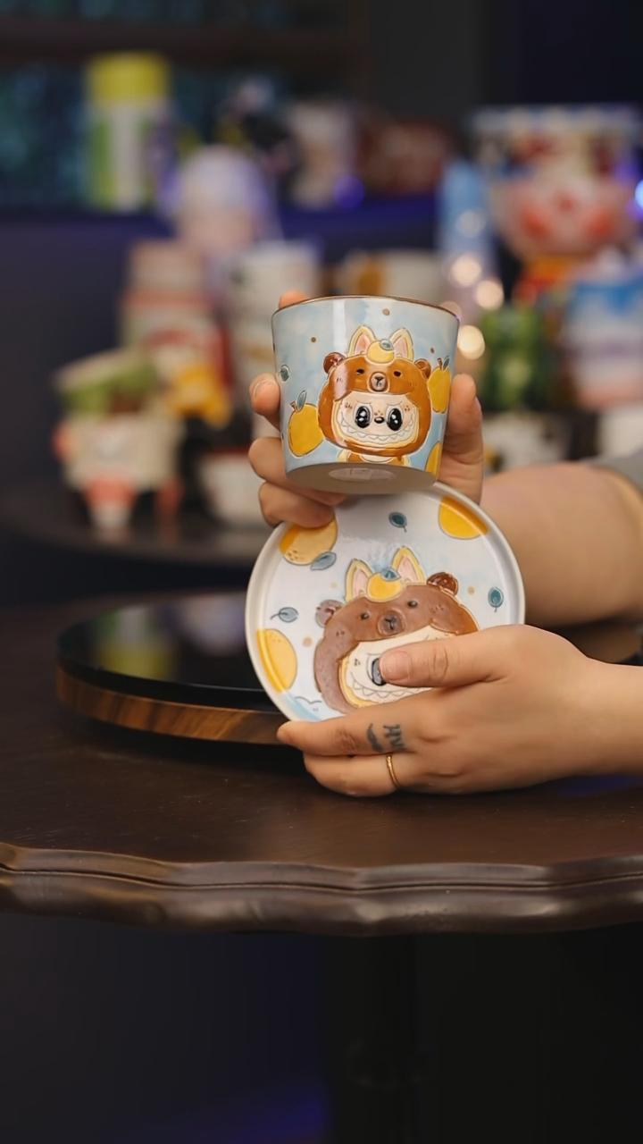 【闪购商品】摆件景德镇釉下彩绘设计师款式陶瓷