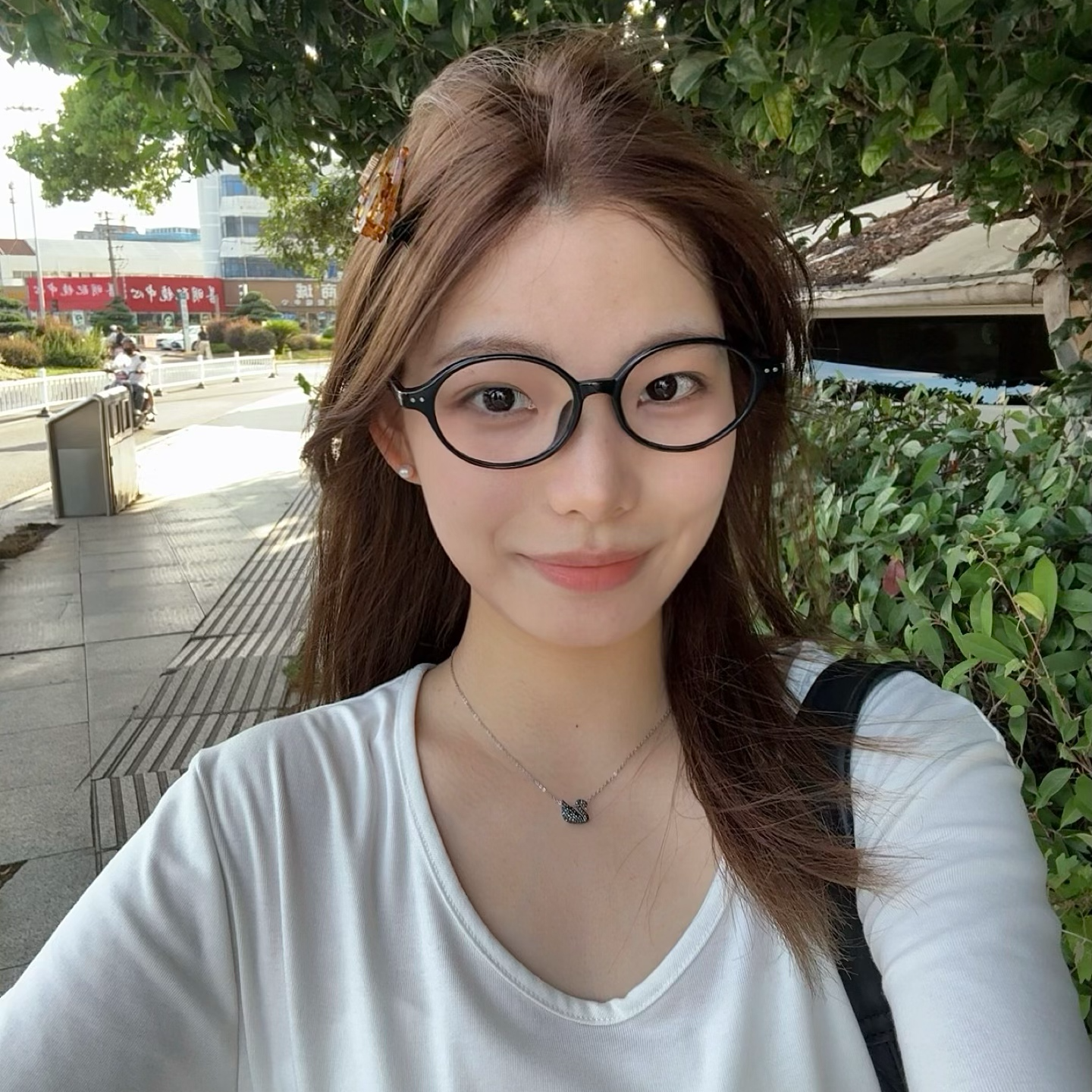 【风语系列】加大版书呆子韩系甜美减龄高度数防蓝光椭圆纯欲Y6607