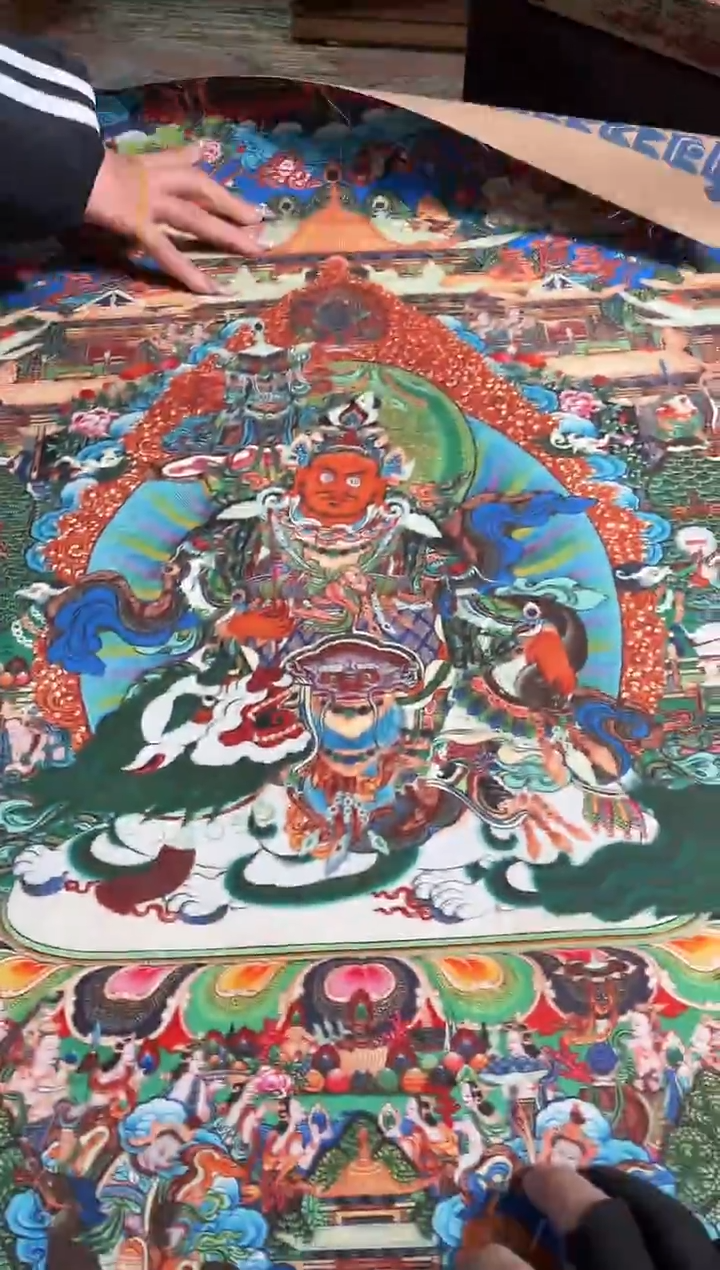 卷轴画天天的唐卡tk160