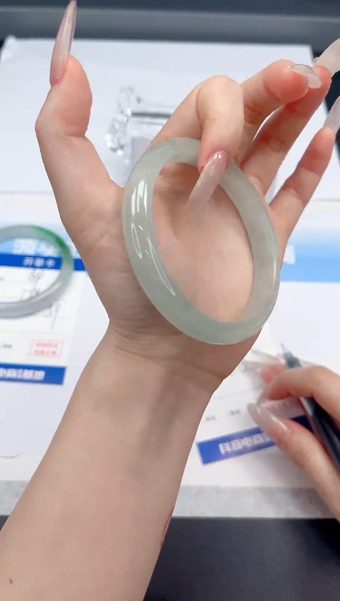 无非金属缅料手镯 47-58.5