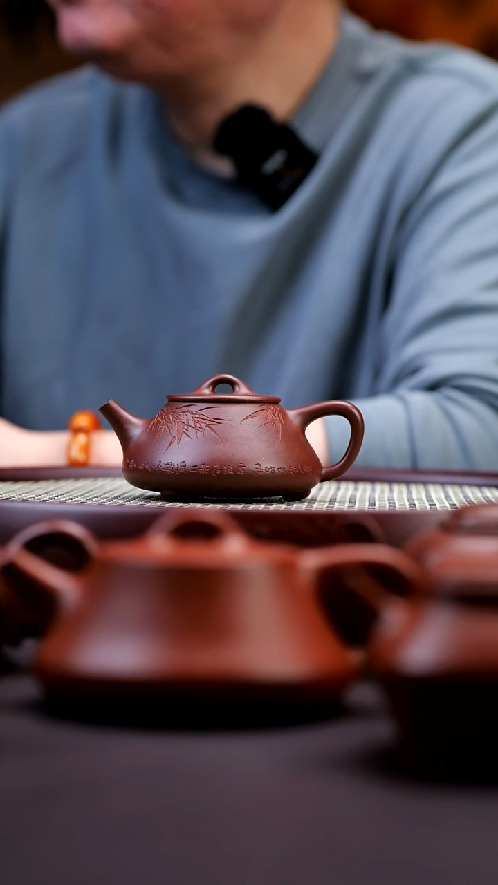 茶壶紫砂紫砂茶壶（平盖石瓢）