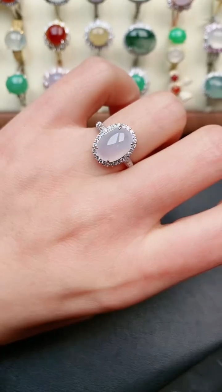 【闪购商品】翡翠戒指银S925镶嵌....