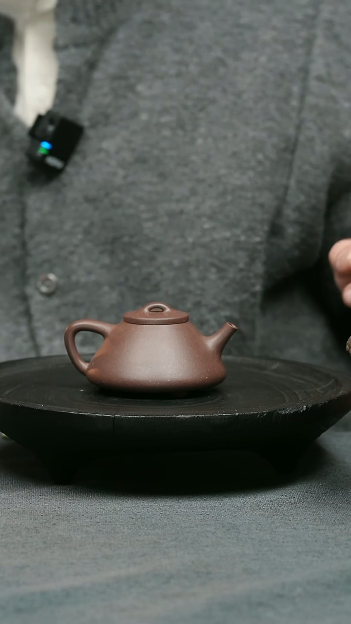 【闪购商品】紫砂茶壶五堂 子冶石瓢-底槽清