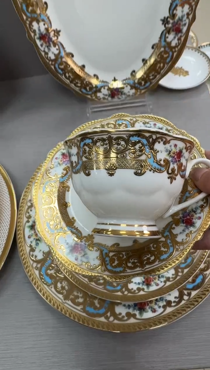 【闪购商品】瓷片两杯两碟福利款微瑕