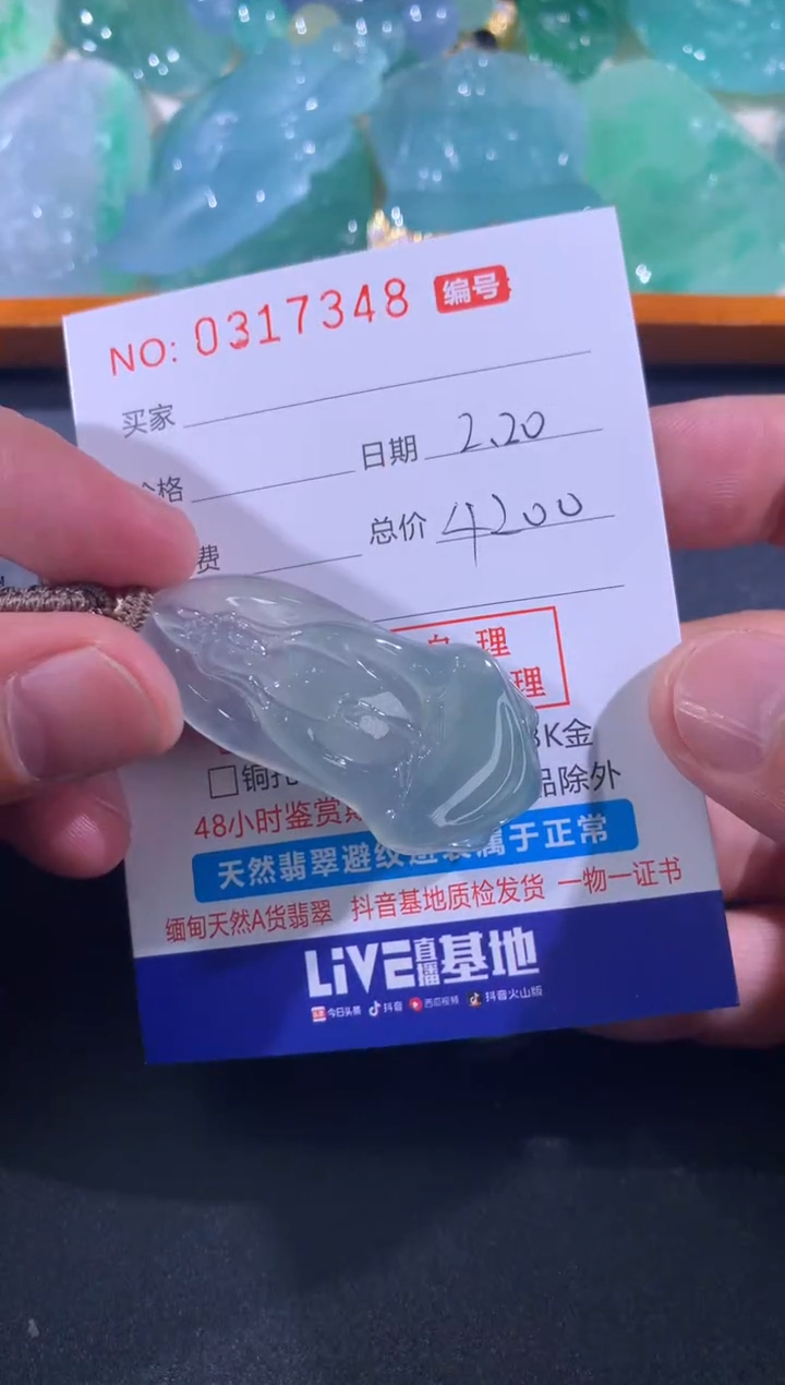 【闪购商品】翡翠颈饰未镶嵌天然A货翡翠