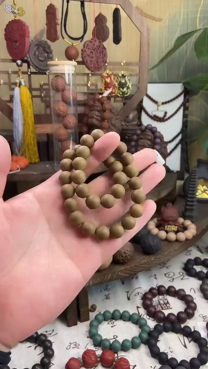 泥塑小****7茉莉竹青双圈