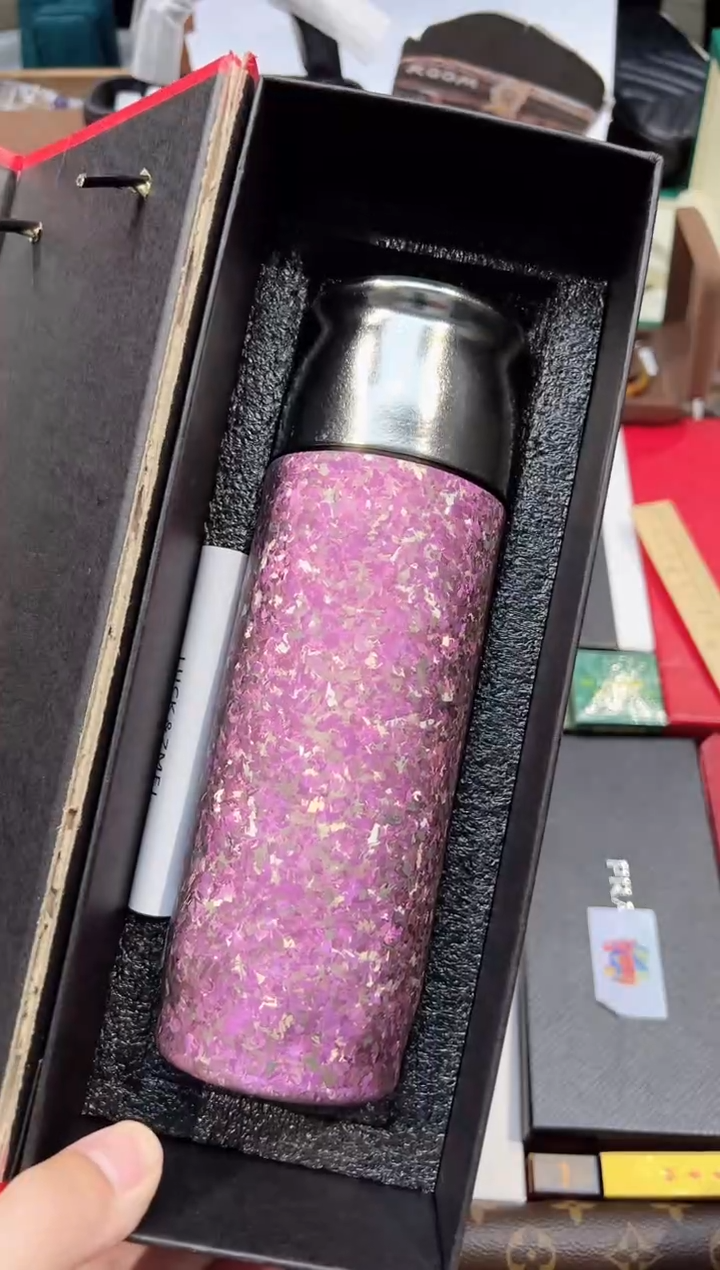 茗盏磁吸保温杯..粉色