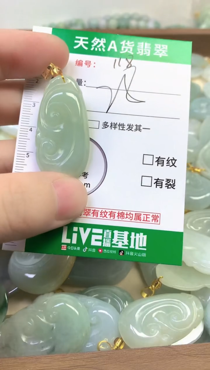 颈饰未镶嵌翡翠纯天然缅甸A货翡翠