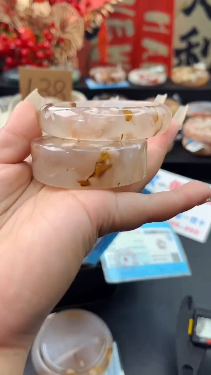 【闪购商品】石英质玉手镯未镶嵌赠送镯心（57圈口）