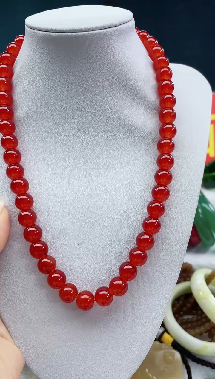 【闪购商品】玛瑙/玉髓颈饰合金10