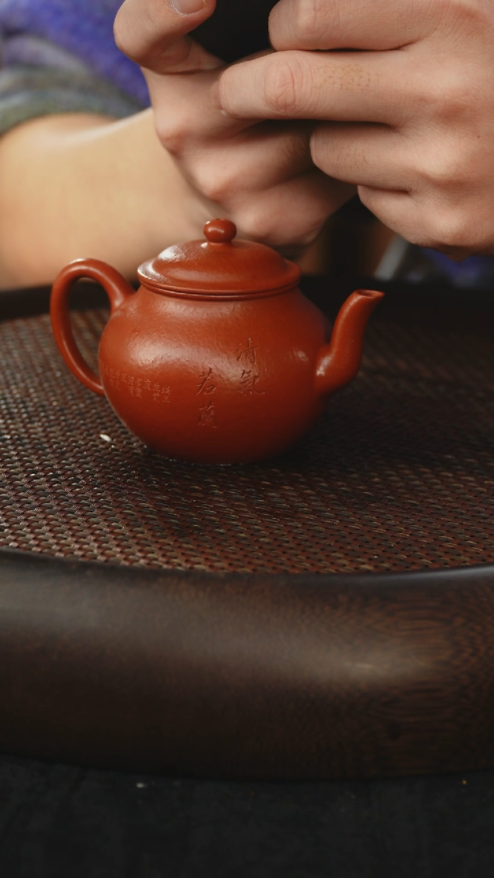 茶壶紫砂宫灯 朱泥
