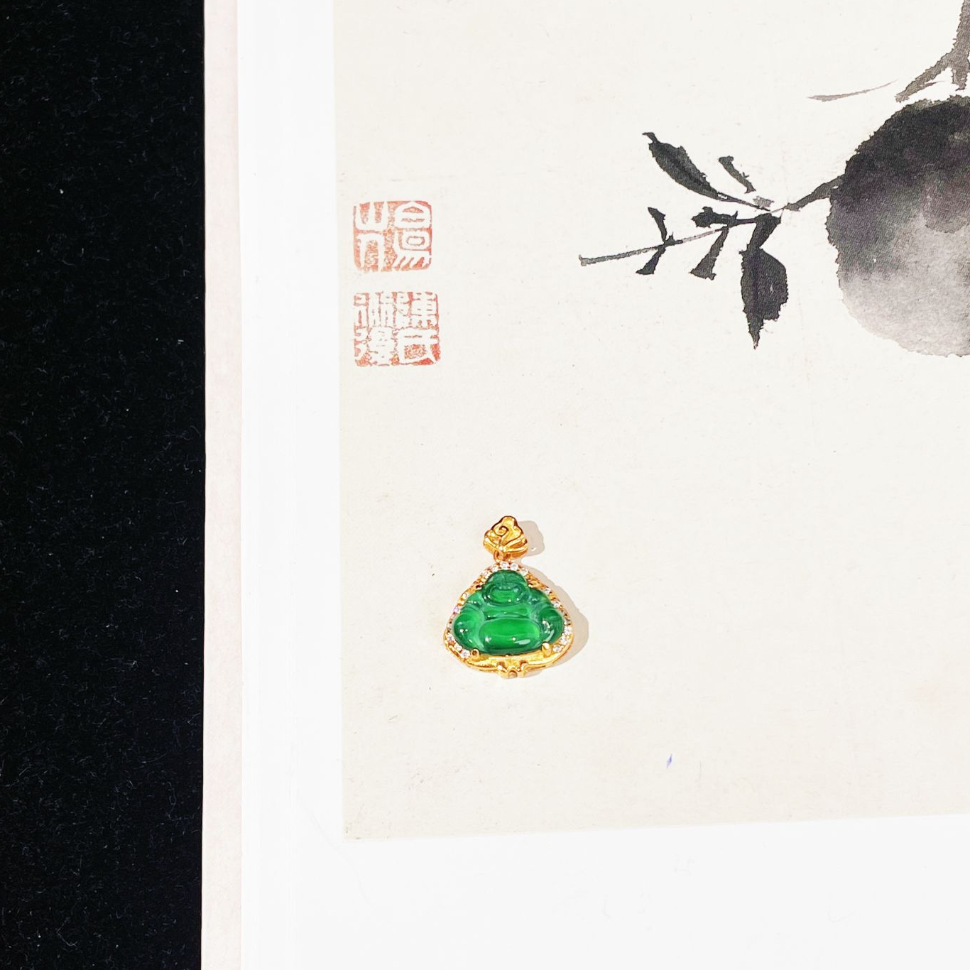 【云上雅岚】溪燃丨C94964-s925翡翠佛公-9.5x12mm-多样性发一件