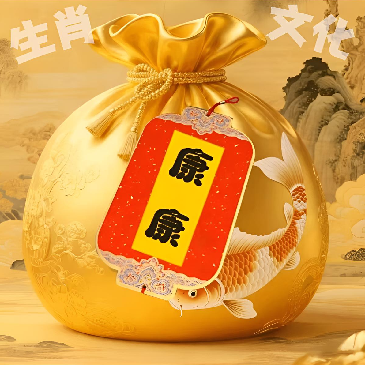 6号防小仁【师傅推荐】生肖贴纸福卡.-
