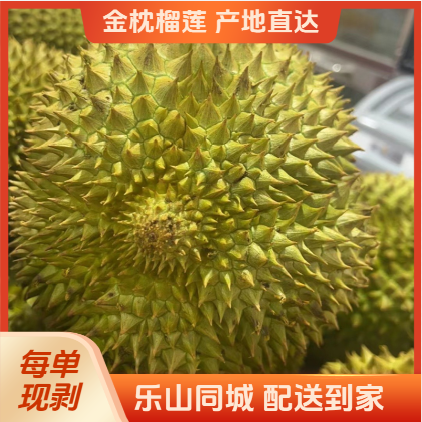 【①泰国/越南 树熟金枕榴莲】 鲜榴莲 核小 2斤以上金枕泰国