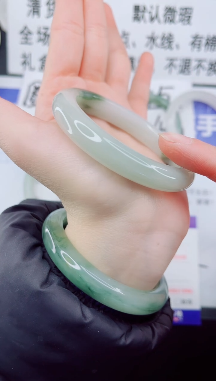 未镶嵌手镯石英质玉54-55