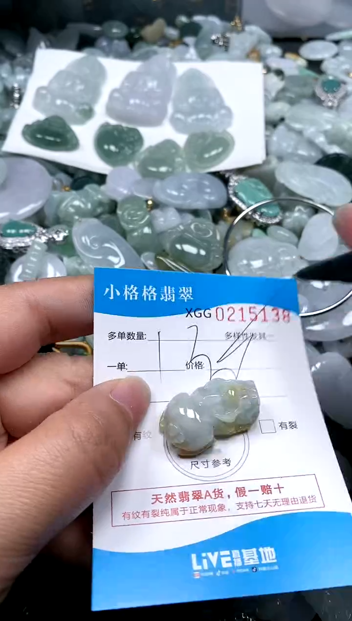【闪购商品】翡翠颈饰未镶嵌闪购商品0215138