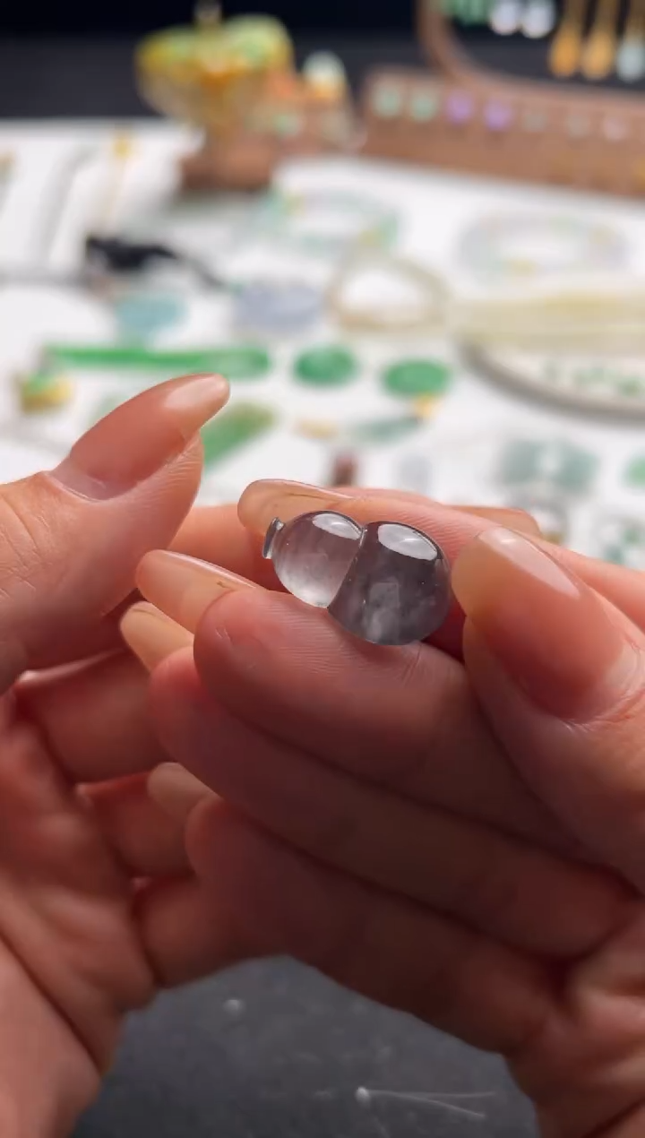 【闪购商品】定制翡翠未镶嵌黑冰葫芦13800+690-lh