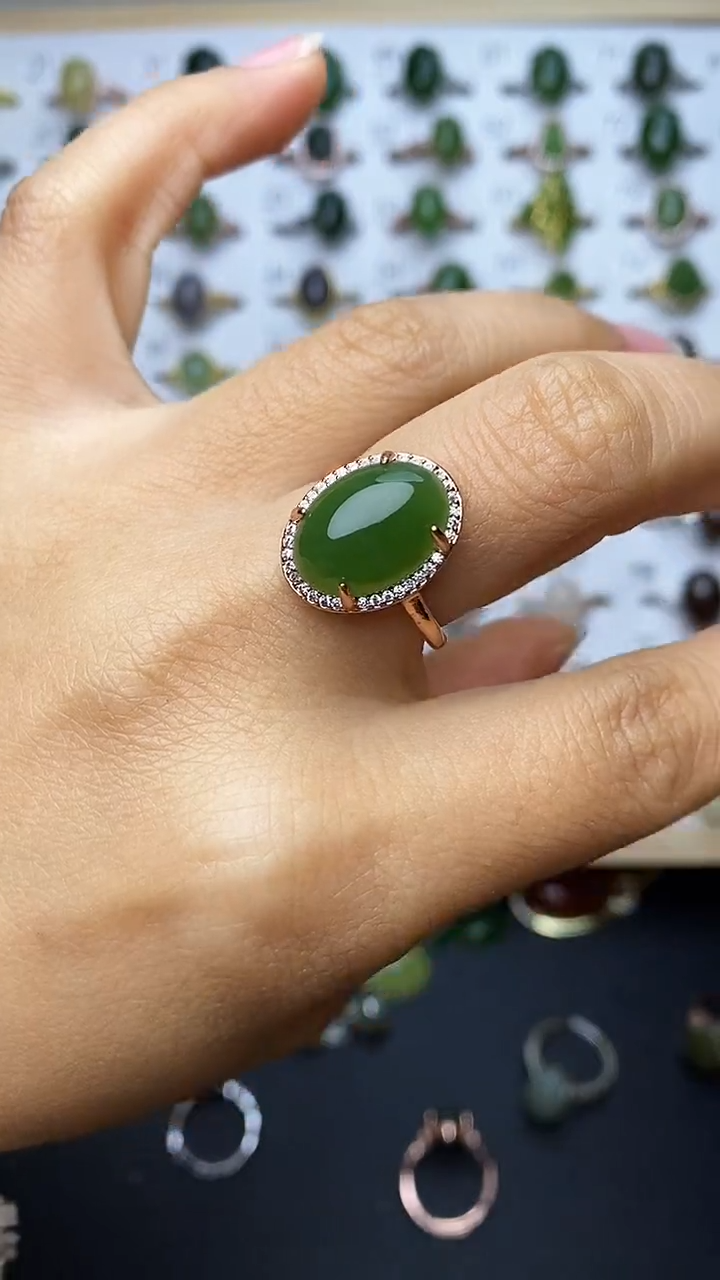 【闪购商品】和田玉戒指未镶嵌1