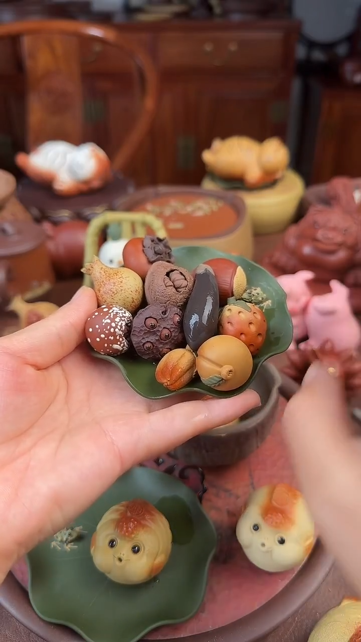 紫砂茶案紫砂十全十美