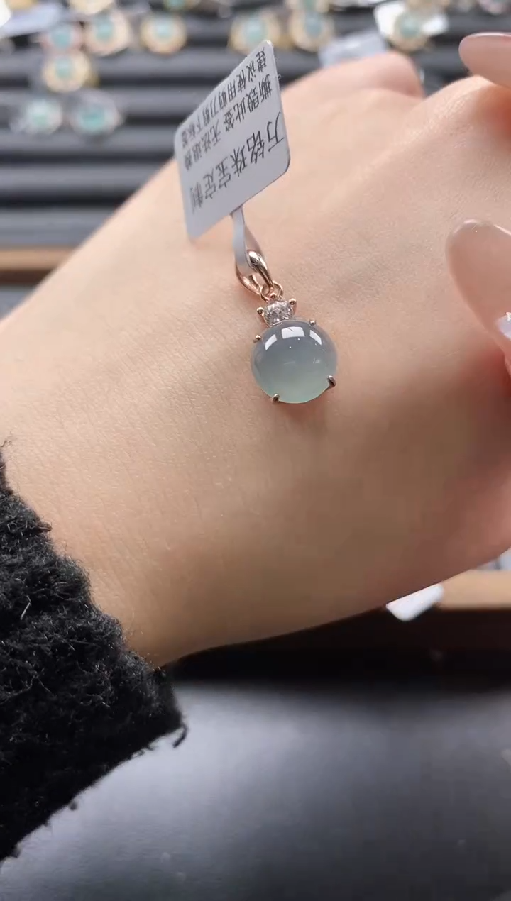 【闪购商品】翡翠戒指银S925镶嵌52151
