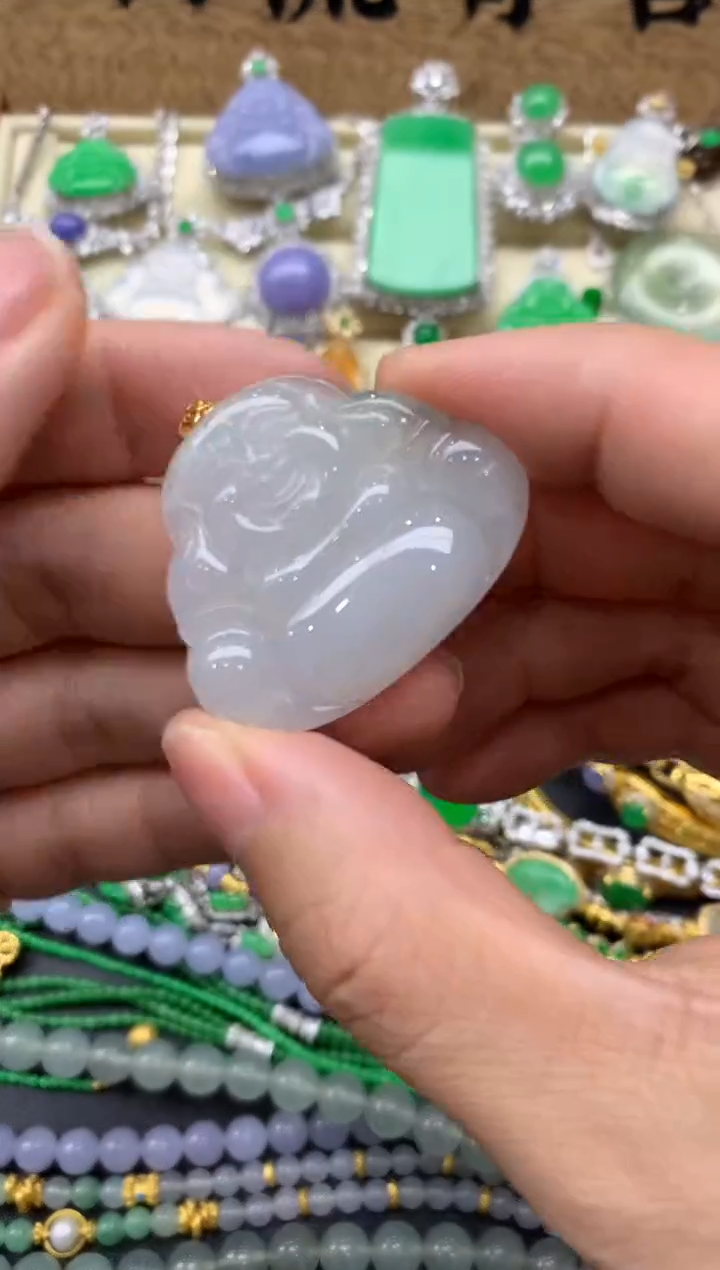 【闪购商品】翡翠颈饰18K金镶嵌166-中国好珍宝