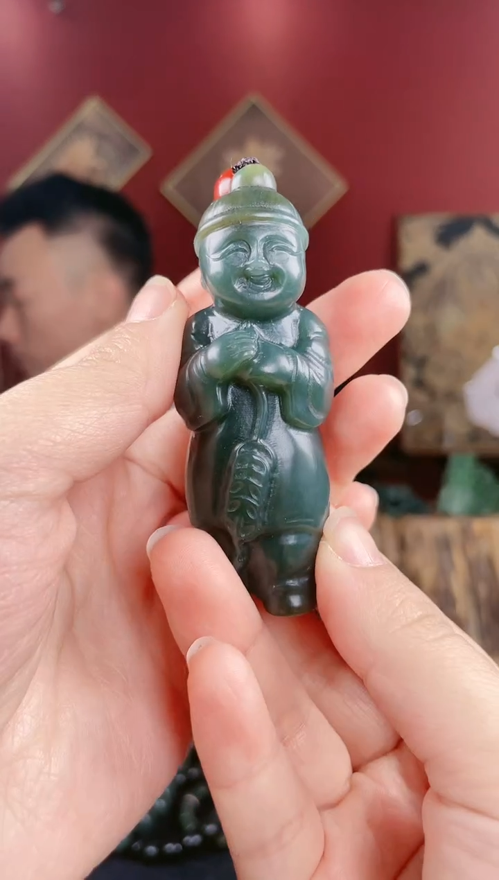 【闪购商品】和田玉把件未镶嵌财主