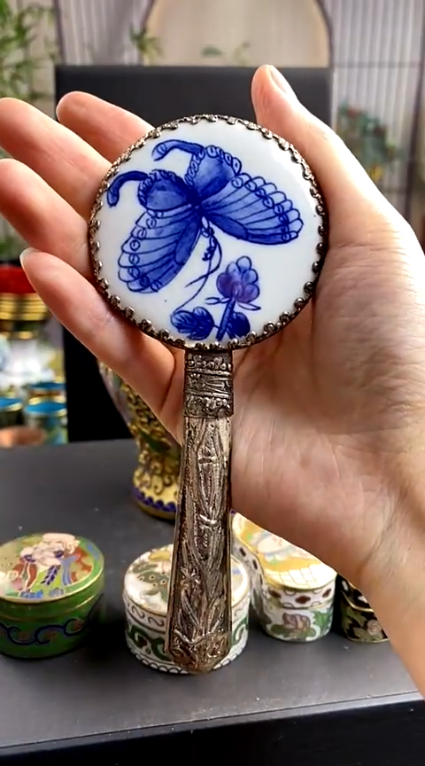 【闪购商品】非遗技艺 景泰蓝小镜子