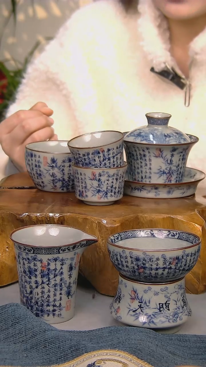 【闪购商品】 简装家用款6件套 陶瓷家用茶具系列