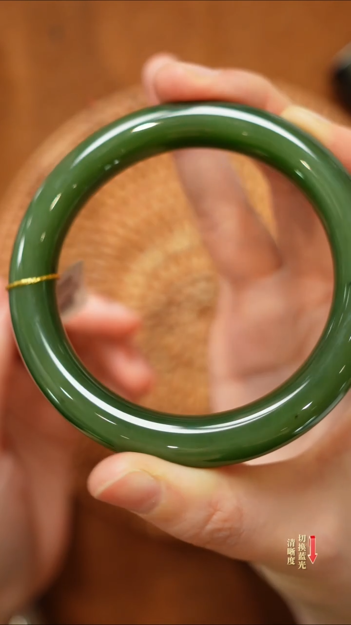 【闪购商品】和田玉手镯未镶嵌0217-037（58圈口）