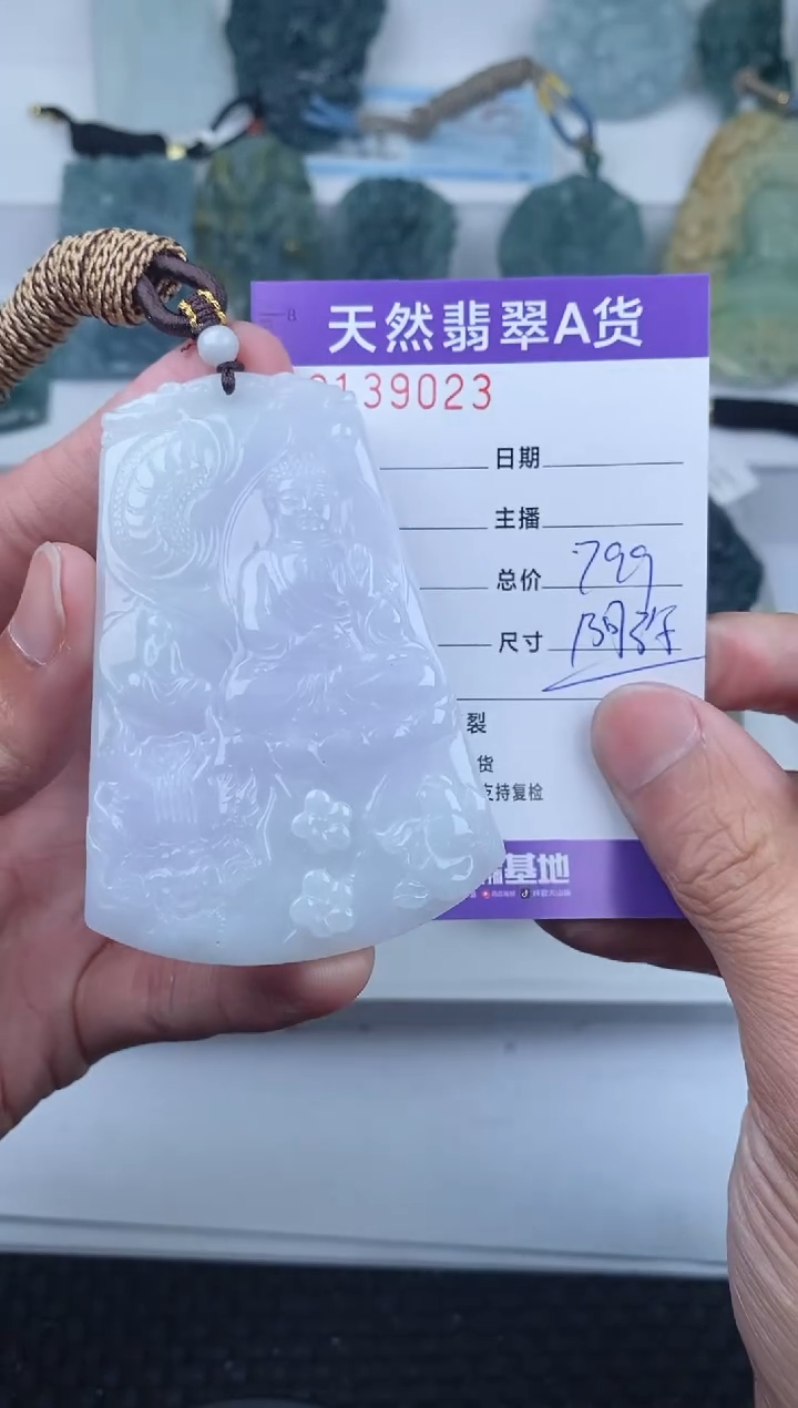 【闪购商品】翡翠颈饰未镶嵌       023