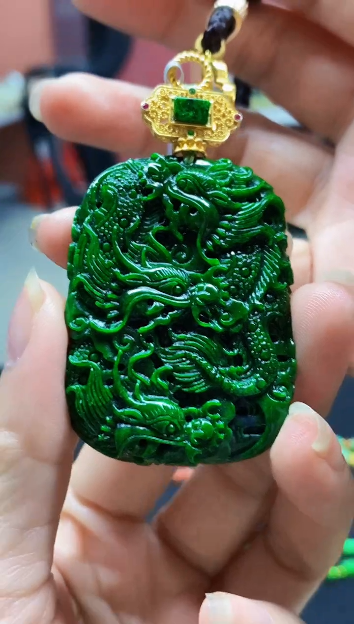 颈饰未镶嵌翡翠翡翠吊坠-88